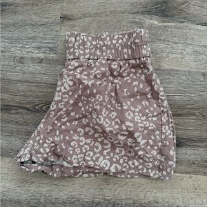 A New Day Brown and White Shorts